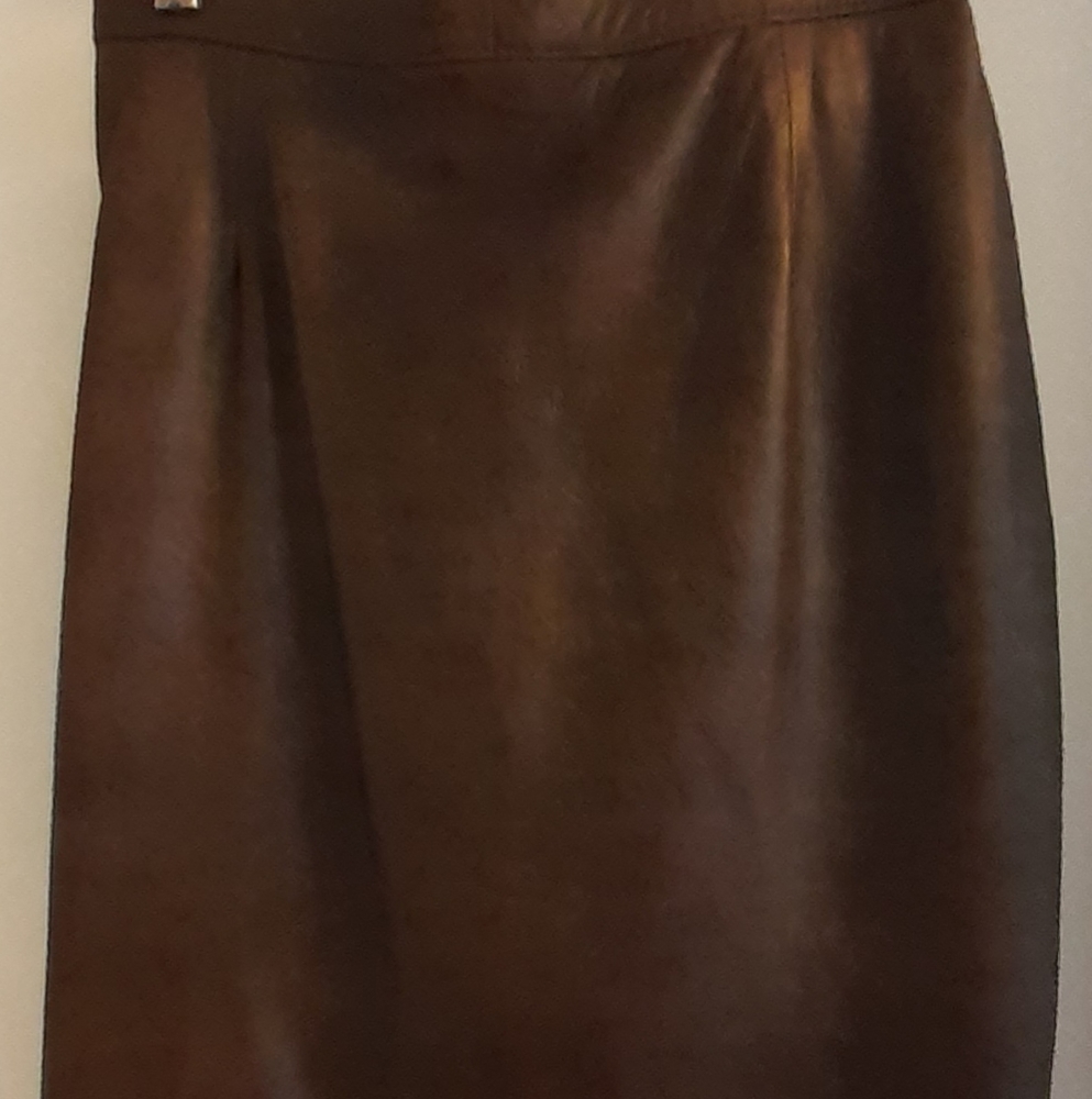 Leather skirt